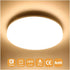 Airand Ceiling Light LED 3000K Flush Mount 18W Ceiling Lights Fixture 9.5'' Round LED Ceiling Lamps for Kitchen, Hallway, Bathroom, Stairwell, 1650LM, Waterproof IP44, 80Ra (Warm White?