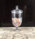 Bekmore Large Apothecary Jar with Airtight Lid in Premium Acrylic, Decorative Weddings Candy Buffet, Break-Resistant and BPA-Free, 57.5 Ounce