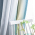 Decdeal Star Curtains Stars Blackout Curtains for Kids Girls Bedroom Living Room Colorful Double Layer Star Window Curtains, 1 Panel