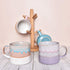 Bosmarlin Large Ceramic Coffee Mug, Big Tea Cup for Office and Home, 21 Oz, Dishwasher and Microwave Safe, 1 PCS (Purple)