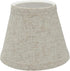 Aspen Creative 32063-2 Small Hardback Empire Shape Chandelier Set (2 Pack), Transitional Design in Beige, 5" Bottom Width (3" x 5" x 4") Clip ON LAMP Shade