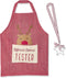 Mud Pie Christmas Apron (Reindeer), "24""x 20""" (12600142R)