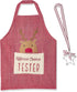 Mud Pie Christmas Apron (Reindeer), "24""x 20""" (12600142R)