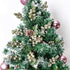 Lvydec 16pcs Christmas Glitter Berries Stems, 7.8" Artificial Christmas Picks for Christmas Tree Ornaments, DIY Xmas Wreath, Crafts, Holiday and Home Decor (Champagne)