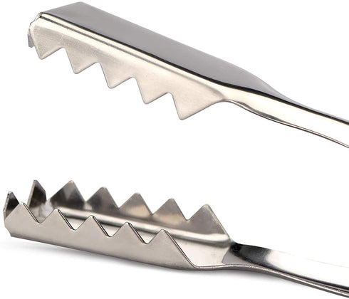 Stainless Steel Ice Cube Tongs, Ice Serving Tongs For Cocktails Whiskeys COINCHI