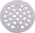 TRUSTMI 4 1/4-inch Screw-in Shower Drain Grate Replacement Cover , Brushed Stainless