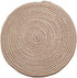 Hand Woven Round Area Rugs Living Room Bedroom Study Computer Chair Cushion Base Mat Round Carpet Lifts Basket Swivel Chair Pad Coffee Table Rug(2' Round, Light Camel)