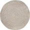 Hand Woven Round Area Rugs Living Room Bedroom Study Computer Chair Cushion Base Mat Round Carpet Lifts Basket Swivel Chair Pad Coffee Table Rug(2' Round, Light Camel)