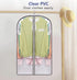 AOODA 40" Hanging Garment Bags for Closet Storage Suit Bag 4" Gusseted Clear Clothes Cover for Coat, Jacket, Sweater (3 Packs)