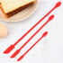 Mini Spatula Silicone, 6 PCS Jar Spatula Last Drop Small Spatulas, Reusable Double-ended Tiny Silicone Spoon Spatula for Kitchen and Beauty
