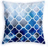 OA OATHENE Blue Throw Pillows Light Blue and Grey Boho Throw Pillows for Couch Bed Decorative Throw Pillow Covers 18x18 Abstract Art Painting Ombre Modern Geometric Accent Cushion Cover for Bedroom.