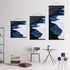Ywlake Magnetic Poster Hanger, 21x21 21x15 21x27 Poster Frame Wood Wooden Magnet Print Posters Dowel Scroll Hanger Hangers Hanging Kit for Walls Map Canvas Artwork (Black, 21")