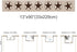 Texas Western Star Rustic Table Runner-Cotton linen-Long 90 inche Barn Star Dresser Scarves,Kitchen Coffee/Dining Farmhouse Cowboy Tablerunner for Country Home Living Room,Holiday Dinner Scarf Decor