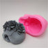 Monaco 3D Rose Skull Silicone Mold Fondant Cake Mold Resin Plaster Chocolate Candle Candy Mold Pink