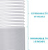 Zomia Portable Air Conditioner Hose 5.9 Inch Diameter 80" Length, AC Exhaust Hose Anti-Clockwise Thread Air Conditioner Parts Compatible with Haier, LG, Delonghi and More