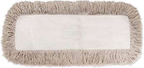 Boardwalk BWK1336 Industrial Hygrade Cotton 36 in. x 5 in. Dust Mop Head - White