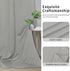 Easy-Going Blackout Curtains for Bedroom, Solid Thermal Insulated Grommet and Noise Reduction Window Drapes, Room Darkening Curtains for Living Room, 2 Panels(42x63 in, Light Gray)