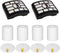 2 + 4 Pack Vacuum Filters Replacement Compatible for Shark Rotator Pro Lift-Away NV500, NV501, NV502, NV503, NV505, NV510, NV520, NV552, UV560, NV642, ZU780, ZU782, ZU785, Part Xff500 Xhf500
