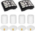 2 + 4 Pack Vacuum Filters Replacement Compatible for Shark Rotator Pro Lift-Away NV500, NV501, NV502, NV503, NV505, NV510, NV520, NV552, UV560, NV642, ZU780, ZU782, ZU785, Part Xff500 Xhf500