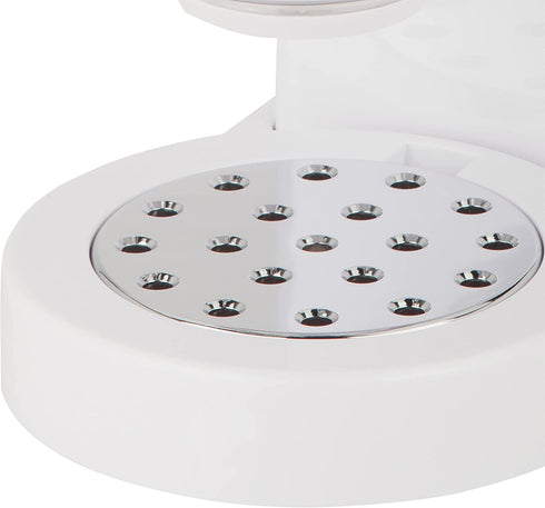 Zevro /GAT101C Indispensable Dry Food Dispenser, Single Control, White/Chrome