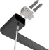 Ruacq 4 Pieces Bathroom Accessories Hardware Set Matte Black Stainless Steel and Zinc Alloy Modern Wall Mounted, 16-Inch Towel Bar, Toilet Paper Holder, Towel Ring?Robe Hook€¦