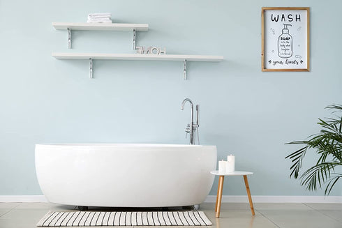 Funny Bathroom Sign Wash Your Hand Wood farmhouse Bathroom Wall Decor Rustic Decorative Plaque and Sign