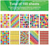 Small Stickers for Kids Toddlers – 5800 Pcs MoCeYa Assorted Stickers for Toddlers, 100 Bulk Sticker Sheets Reward School Stickers for Students, Back to School Supplies