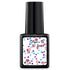 Sensationail Gel Nail Polish, “Cheers to 10 Years” Clear with Purple Glitter For up to 2 Weeks of Dazzling Color, LED Nail Lamp Required, Long-Lasting Finish, No Dry Time, 0.25 Fl Oz