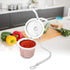 Tea Ball Infuser Stainless Steel Tea Strainer Mesh Ball Herbal Spice Filter Soup Infuser with Chain(L)