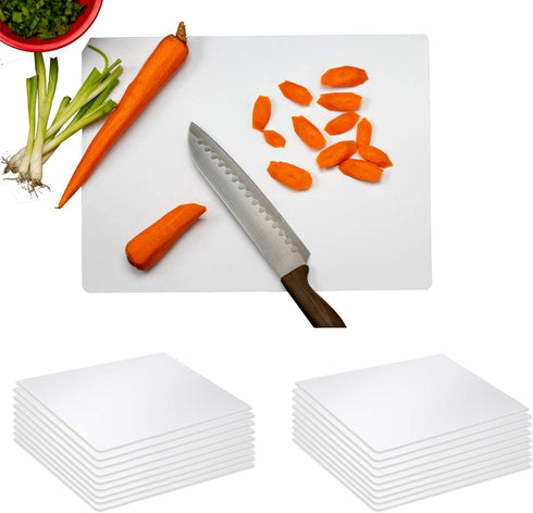 Crown 25 Count Premium Quality Disposable Cutting Boards ~17 Inch X 12 Inch Disposable Sheets For Kitchen And Commercial Use ~ Patent Pending ~ Recyclable Disposable Cutting Board Sheets