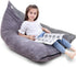 Stuffed Animal Storage Bean Bag Chair | 53" Extra Large Beanbag Cover for Kids and Adults, Plush Toys Holder and Organizer for Boys and Girls | Premium Velvet - Soft & Comfortable