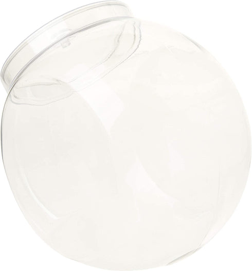 Amscan 410017 Clear Slanted Plastic Jar with lid | 80 Oz | 1 Pc