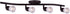 CANARM LTD. IT356A04ORB10 James 4 Bulb Track Light, Oil Rubbed Bronze