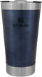 Stanley Classic Stay Chill Vacuum Insulated Pint Glass Tumbler, 16oz Stainless Steel Beer Mug with Built-in Bottle Opener, Double Wall Rugged Metal Drinking Glass, Dishwasher Safe Insulated Cup