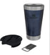 Stanley Classic Stay Chill Vacuum Insulated Pint Glass Tumbler, 16oz Stainless Steel Beer Mug with Built-in Bottle Opener, Double Wall Rugged Metal Drinking Glass, Dishwasher Safe Insulated Cup