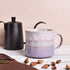 Bosmarlin Large Ceramic Coffee Mug, Big Tea Cup for Office and Home, 21 Oz, Dishwasher and Microwave Safe, 1 PCS (Purple)