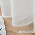 MIULEE Sheer Curtains 108 inches Long White Linen Textured Sheer Curtains Elegant Solid Drapes Rod Pocket Sheer Curtains 2 Panels for Bedroom Living Room