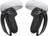 KIWI design Controller Grips Compatible with Quest 2 Accessories, Silicone Grip Cover Protector with Knuckle Straps (Black, 1 Pair)
