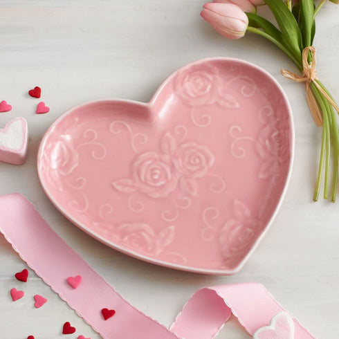 Pfaltzgraff Tea Rose Accent-Plates, Pink
