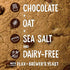 Happy Mama Organics Lactation Cookies With Flax + Brewer's Yeast Chocolate, Oat & Sea Salt, 10.6oz, 10Count