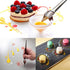 Tangoowal High Quality Culinary Specialty Tools,Professional Chef Plating Kit, 7 Piece, Stainless Steel