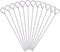HONSHEN 8 Inch Stainless Steel Skewers,Roast goose needle Barbecue Skewers, BBQ Skewers, Shish Kebab Kabob Skewers 12 pcs