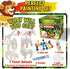 FUNZBO Kids Crafts and Arts Set Painting Kit - Animal Toys Art and Craft Supplies Party Favors for Boys Girls Age 4 5 6 7 Years Old Kid Creativity DIY Gift Easter Paint Your Own Forest Animals Set