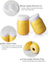 Sweese 812.105 Porcelain Salt & Pepper Shaker, Farmhouse Table Decor, 4 ounce each, Yellow