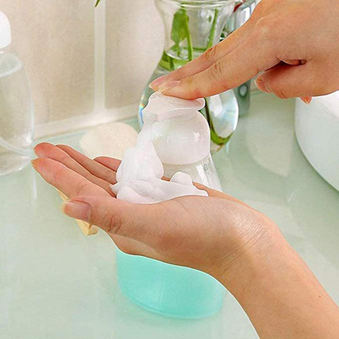 2 Pack of Foaming Liquid Soap Dispensers White Pumps Empty Plastic Soap Pump Bottles 8.5oz / 250ml Capacity, to Use with Liquid Soap, Dish Soap, Body Wash etc
