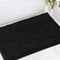 Bath Mats for Bathroom Non Slip Luxury Chenille Ultra Soft Bath Rugs 24x36 Absorbent Non Skid Shaggy Rugs Washable Dry Fast Plush Area Carpet Mats for Indoor, Bath Room, Tub - Black