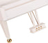 White Piano Music Box 4.9x4.7x5.7in Mini Piano Tabletop Ornament Musical Boxes Gift for Christmas, Birthday, Valentine's Day