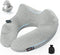 Travel Pillow for Airplane with Hood, Inflatable Neck air Pillow for car ,Travel accessoires nap Rest Sleep Business Trip Flight