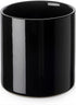 DOWAN Kitchen Utensil Holder, Ceramic Utensils Crock with Table-Protection Cork Mat, Cooking Utensil Holder for Kitchen Décor, Easy to Clean, Black