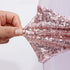 iEventStar Sequin Strech One-Sided Chair Bands Chair Sashes Front Side Sequin Wedding Party Event Decoration 10pcs (Rose Gold, 10)